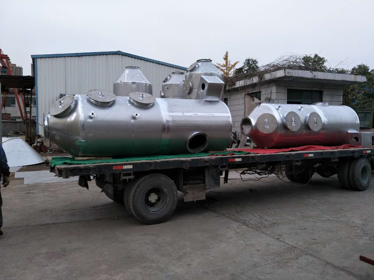 山東豪門鋁業(yè)棒爐、時(shí)效爐脫硝廢氣治理設(shè)備發(fā)貨